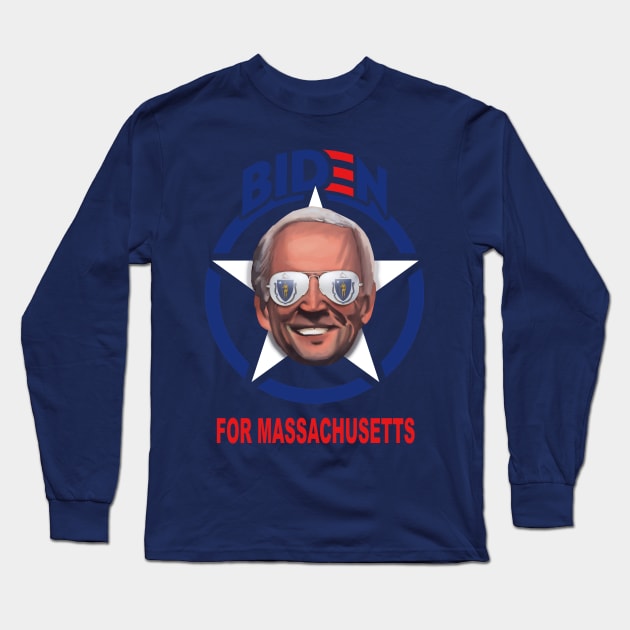 JOE BIDEN FOR MASSACHUSETTS - Joe Biden For President 2020 Long Sleeve T-Shirt by IceTees